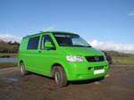 SX12374 Our green VW T5 campervan at Ogmore Castle.jpg